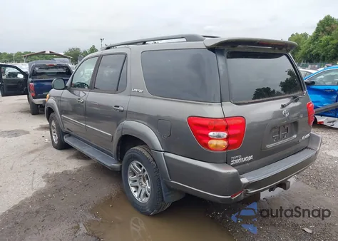 2003 Toyota Sequoia Limited V8 z USA, uszkodzony, nr VIN 5TDBT48A13S202514